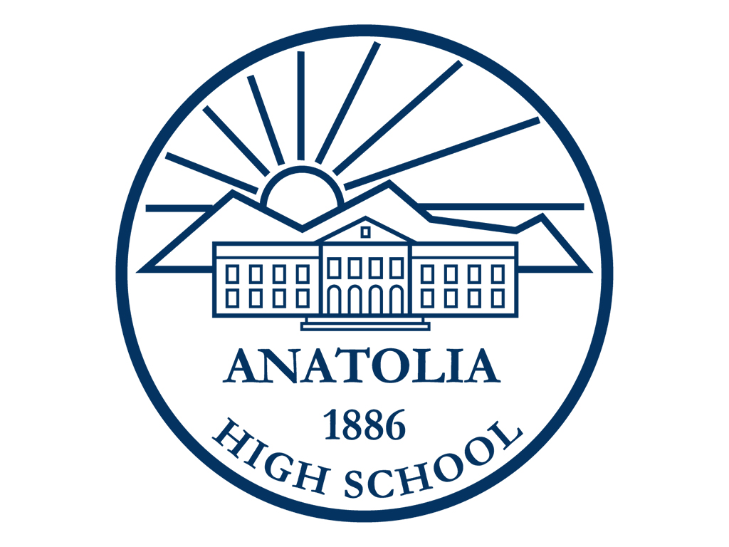 anatolia highschool logo blue