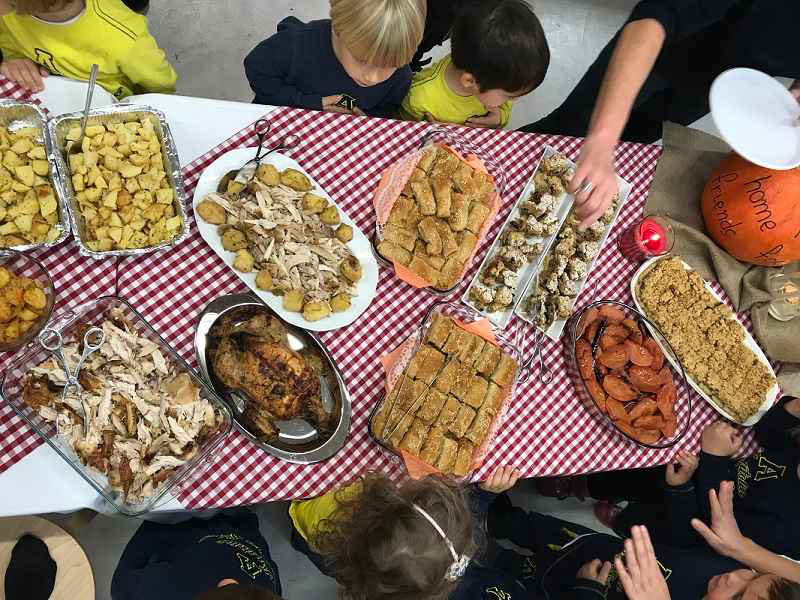 Thanksgiving Day in the Kindergarten