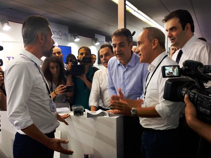 Greek Prime Minister visits ACT’s Entrepreneurship Hub booth at TIF 2019
